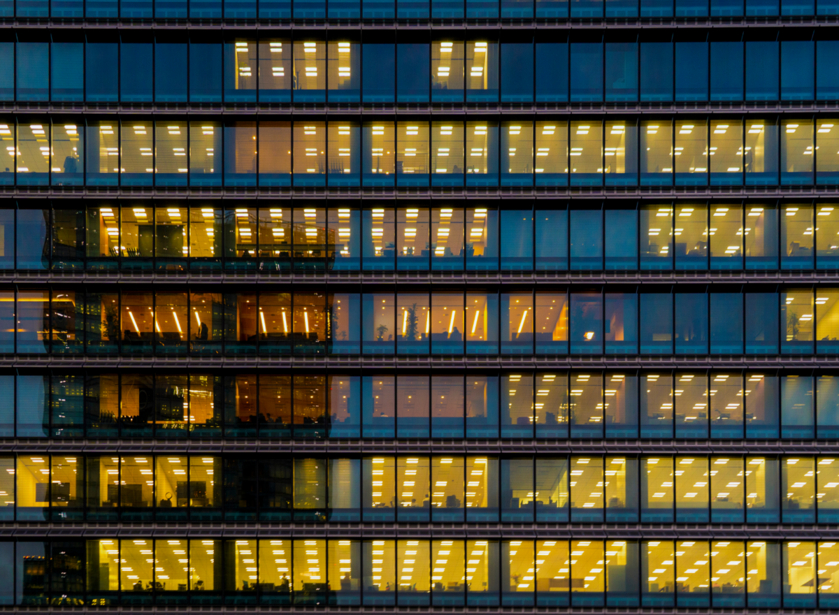 Office building facades